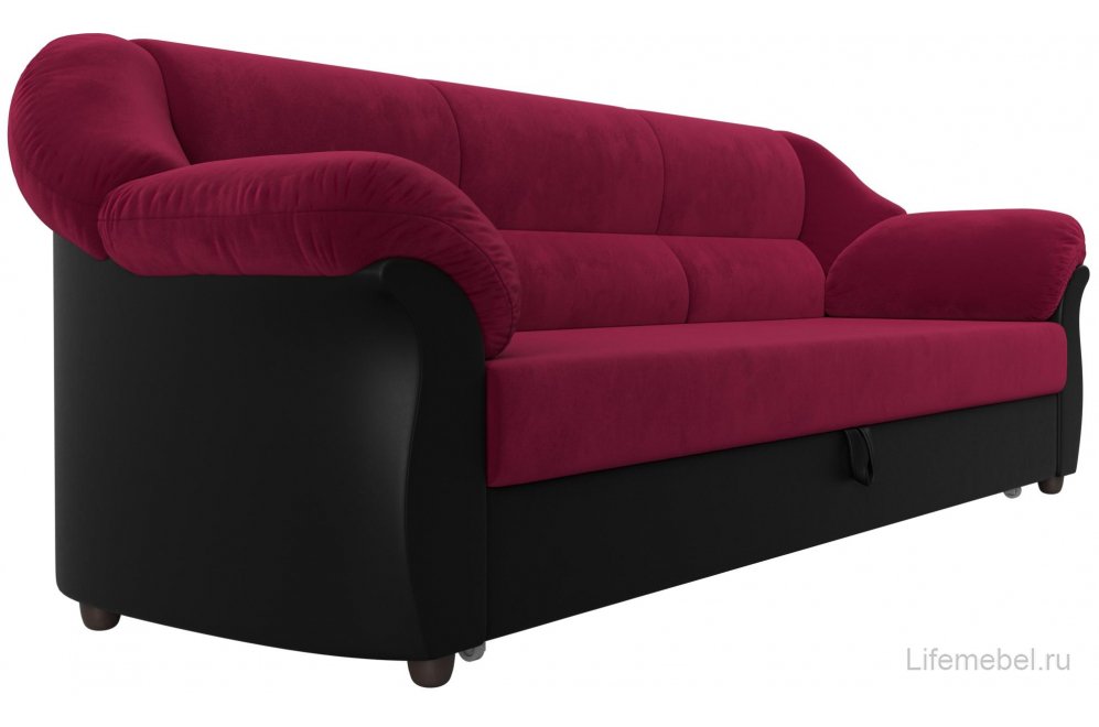 Диван Кровать Кожзам Красный Купить